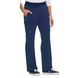 Healing Hands Navy Blue Yoga Scrub Pants